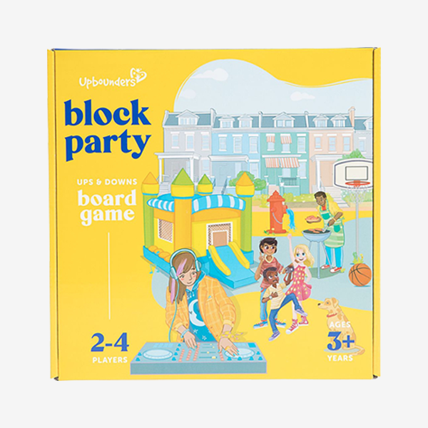 Upbounders Block Party Board Game an ups and downs kids game DC History Center Store